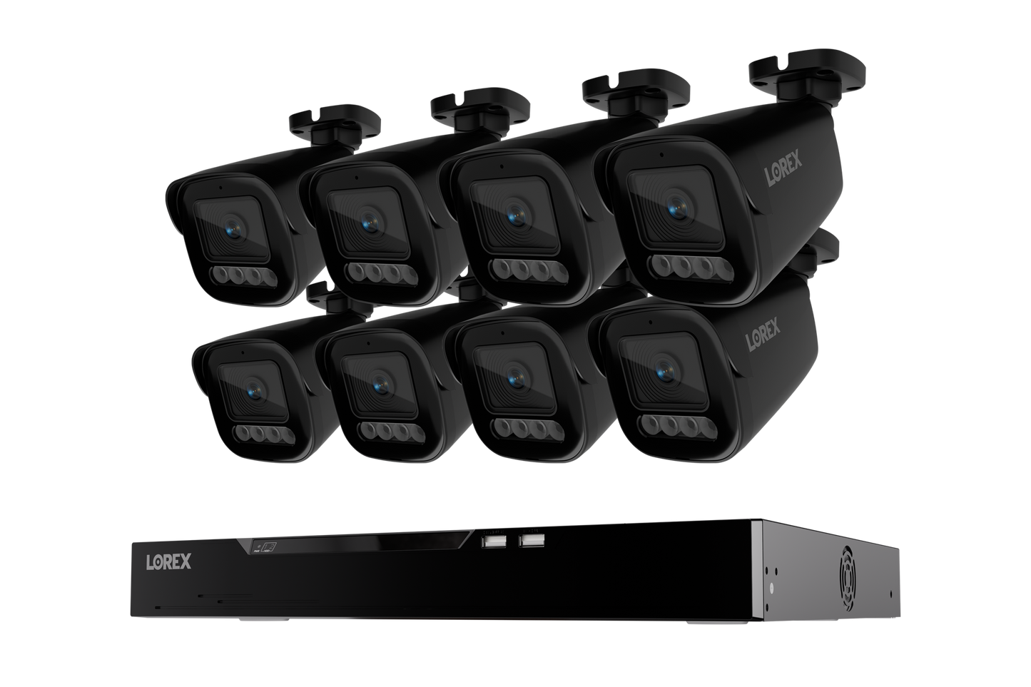 Lorex Connect X Series 4K 16-Channel Wired NVR System with X3 Bullet Security Cameras - 4TB