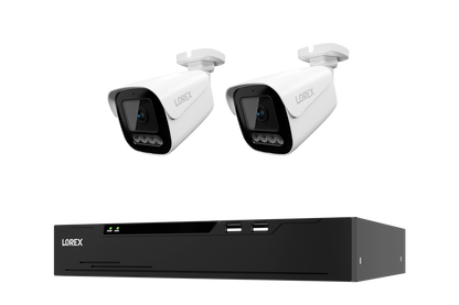 Lorex Connect X Series 4K 8-Channel Wired NVR System with X3 Bullet Security Cameras - 2TB