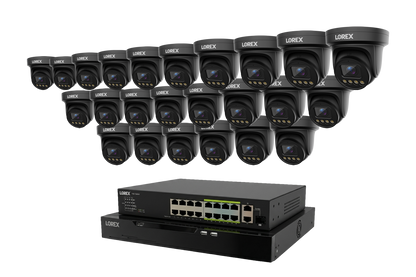 Lorex Connect X Series 4K 32-Channel Wired NVR System with X3 Turret Security Cameras - 8TB