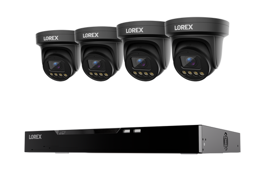 Lorex Connect X Series 4K 16-Channel Wired NVR System with X3 Turret Security Cameras - 4TB