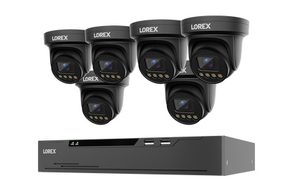 Lorex Connect X Series 4K 8-Channel Wired NVR System with X3 Turret Security Cameras - 2TB