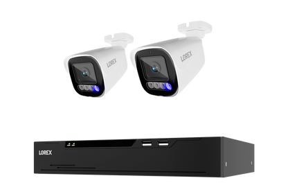 Lorex Connect X Series 4K 8-Channel Wired NVR System with X5 Bullet Security Cameras - 2TB