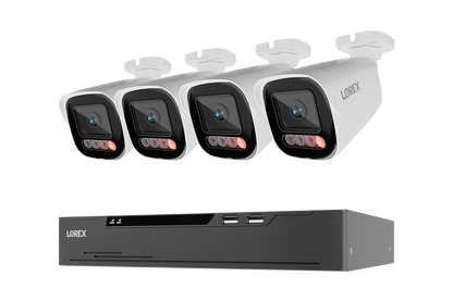 Lorex Connect X Series 4K 8-Channel Wired NVR System with X5 Bullet Security Cameras - 2TB