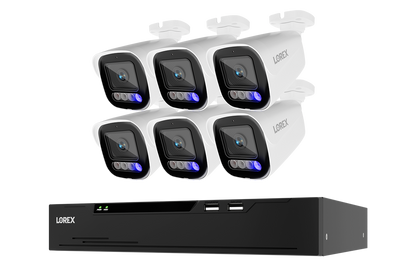 Lorex Connect X Series 4K 8-Channel Wired NVR System with X5 Bullet Security Cameras - 2TB