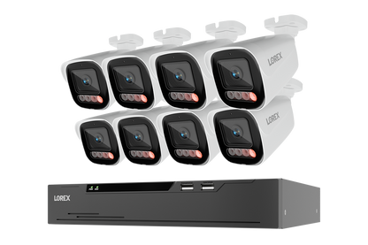 Lorex Connect X Series 4K 8-Channel Wired NVR System with X5 Bullet Security Cameras - 2TB