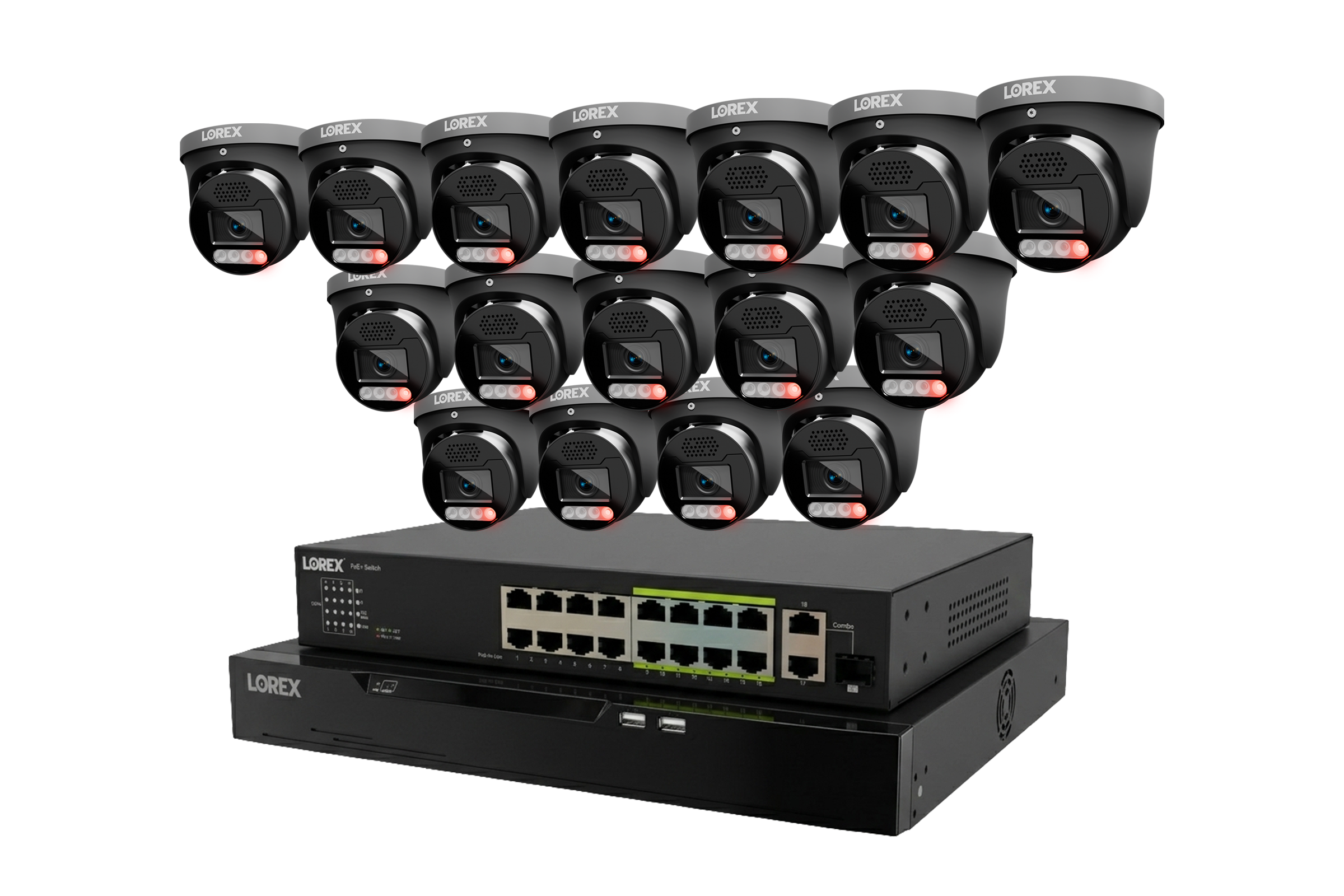 Lorex Connect X Series 4K 32-Channel Wired NVR System with X5 Turret S
