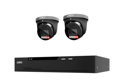 Lorex Connect X Series 4K 8-Channel Wired NVR System with X5 Turret Security Cameras - 2TB