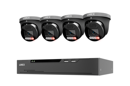 Lorex Connect X Series 4K 8-Channel Wired NVR System with X5 Turret Security Cameras - 2TB