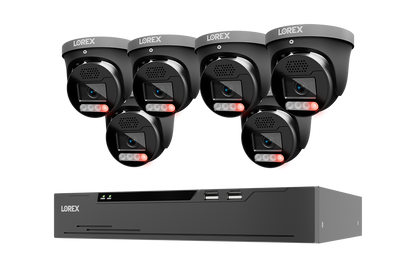 Lorex Connect X Series 4K 8-Channel Wired NVR System with X5 Turret Security Cameras - 2TB