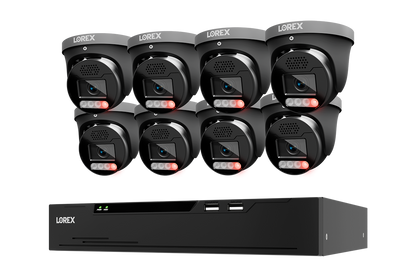 Lorex Connect X Series 4K 8-Channel Wired NVR System with X5 Turret Security Cameras - 2TB