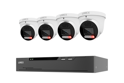Lorex Connect X Series 4K 8-Channel Wired NVR System with X5 Turret Security Cameras - 2TB