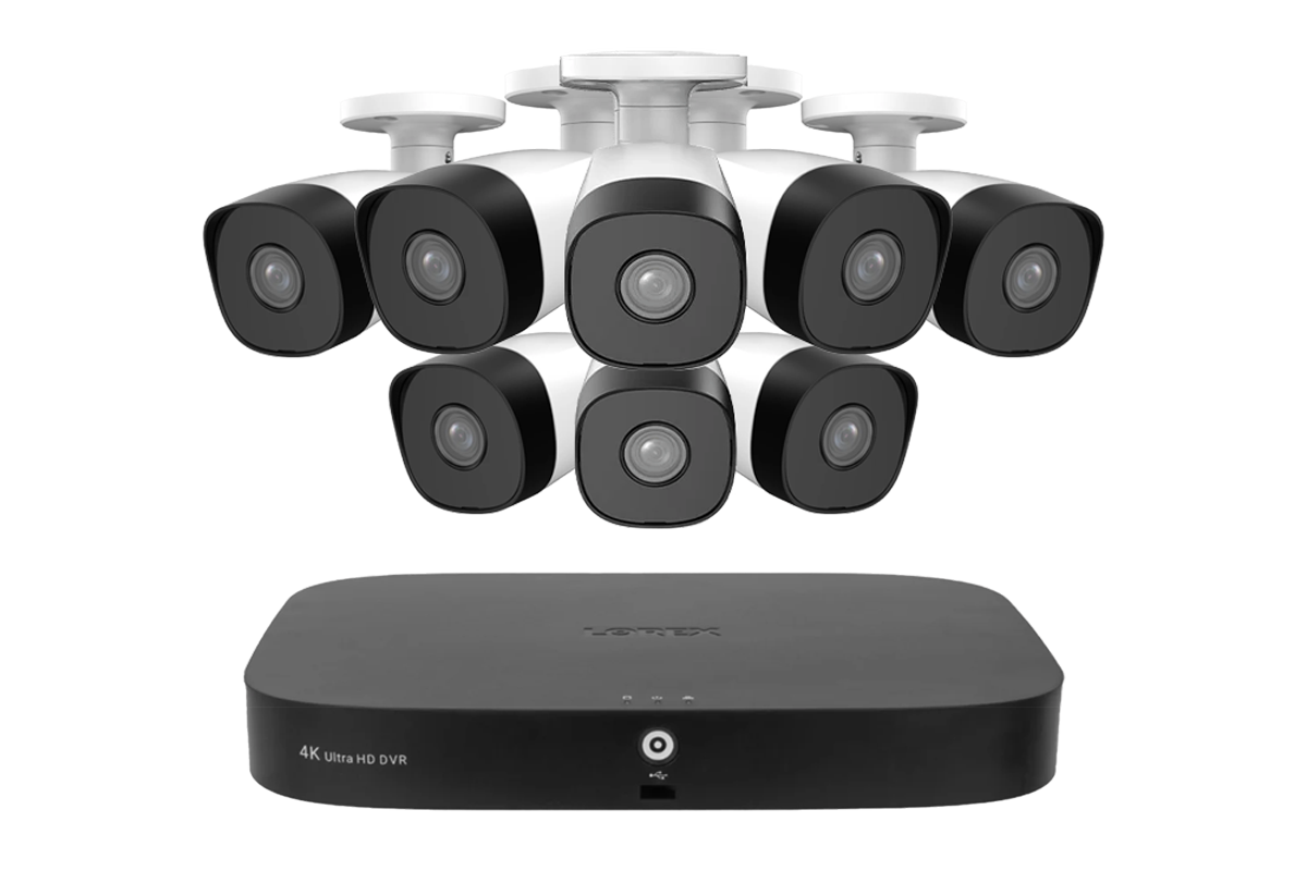Lorex Fusion Series 4K 20 Camera Capable (16 Wired + 4 Fusion Wi-Fi) 2TB DVR Wired System with 1080p Analog (CVI) Bullet Security Cameras