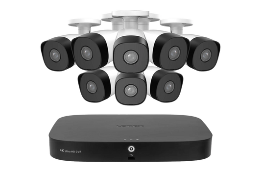 Lorex Fusion Series 4K 20 Camera Capable (16 Wired + 4 Fusion Wi-Fi) 2TB DVR Wired System with 1080p Analog (CVI) Bullet Security Cameras