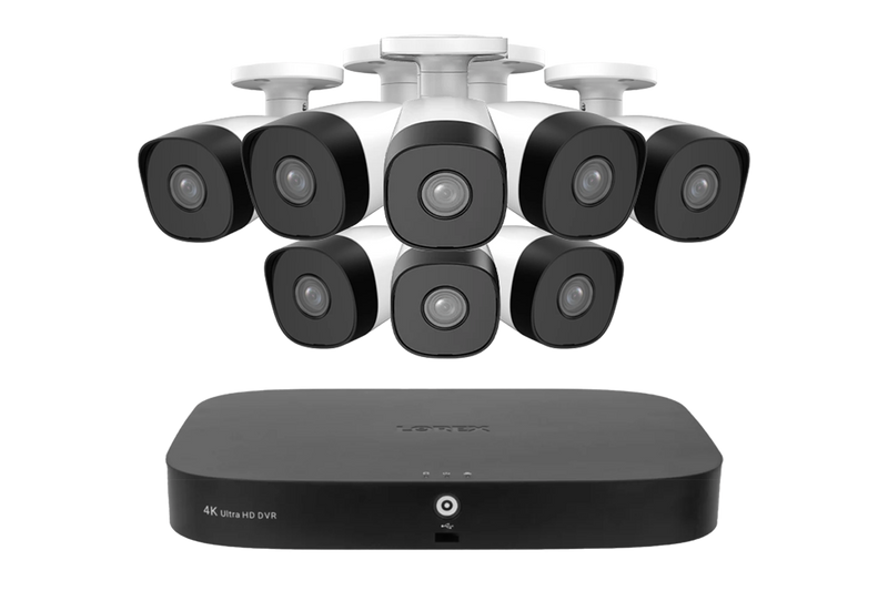 Lorex Fusion Series 4K 20 Camera Capable (16 Wired + 4 Fusion Wi-Fi) 2TB DVR Wired System with 1080p Analog (CVI) Bullet Security Cameras