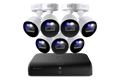 Lorex Classic Fusion 4K 12-Channel (8 Wired + 4 Wi-Fi) 1TB Wired DVR System with Active Deterrence Bullet Cameras