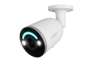 Lorex 4K Smart Security Lighting Bullet PoE IP Wired Camera