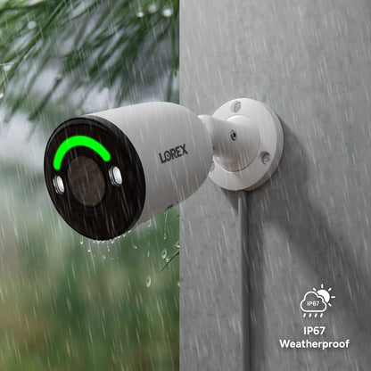 Lorex Classic 4K+ 12MP 16 Channel 2TB Wired NVR System with Smart Security Lighting Bullet IP Cameras