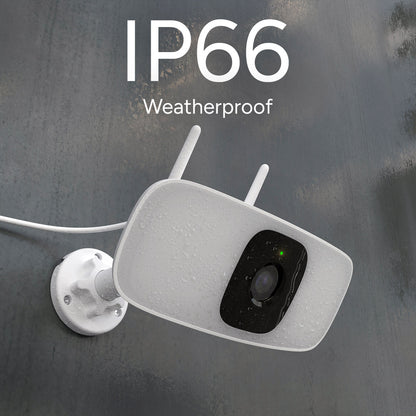 Lorex Connect 2K Floodlight Wi-Fi Security Camera with App Controlled Horizontal Pan