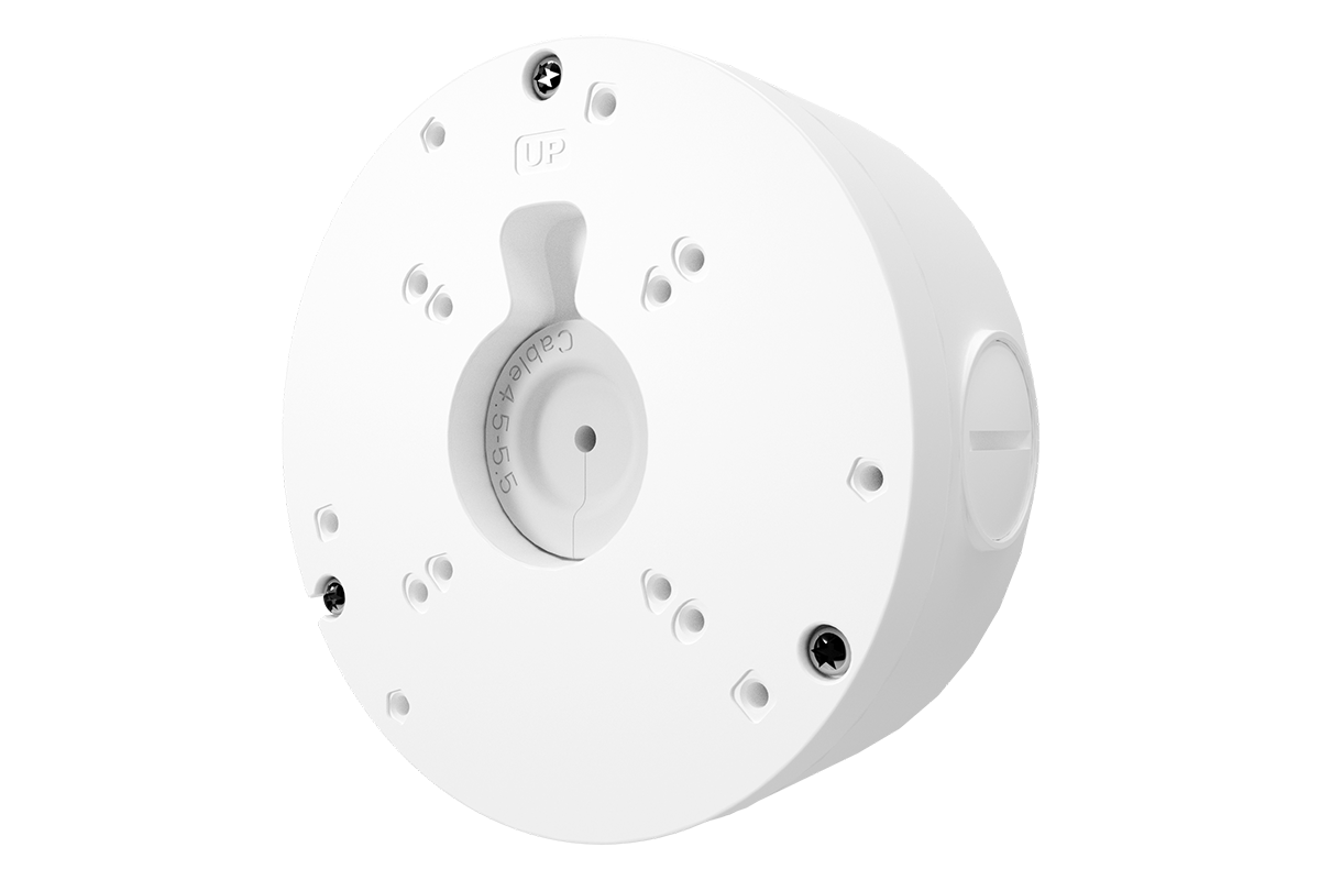 Round Junction Box for Fixed-Lens Cameras (Metal)