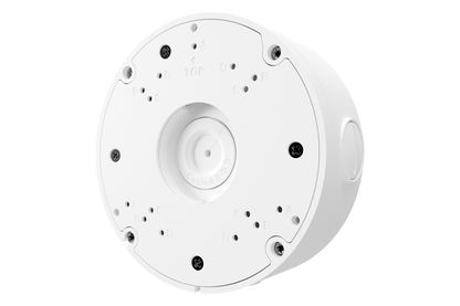 Round Junction Box for Motorized Varifocal and Dual-Lens Cameras (Metal)
