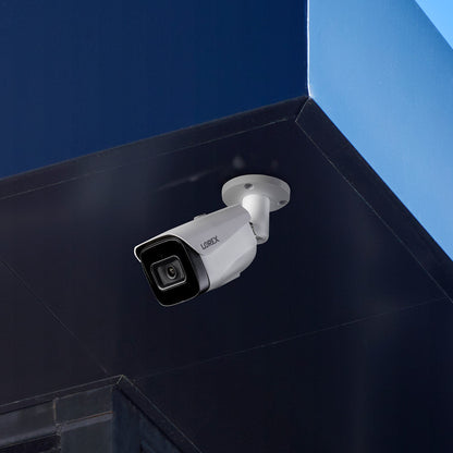 Lorex 4K (16 Camera Capable) 6TB Wired NVR System with Nocturnal 3 Smart IP Bullet Cameras with Listen-In Audio and 30FPS