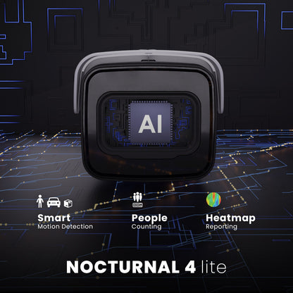 Nocturnal Series N4 Lite 4K IP Wired Bullet Security Camera with Motorized Varifocal Lens, Real-Time 30FPS Recording and IK10 Vandal Proof