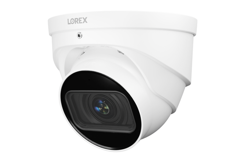Nocturnal Series N4 Lite 4K IP Wired Turret Security Camera with Motorized Varifocal Lens, Real-Time 30FPS Recording