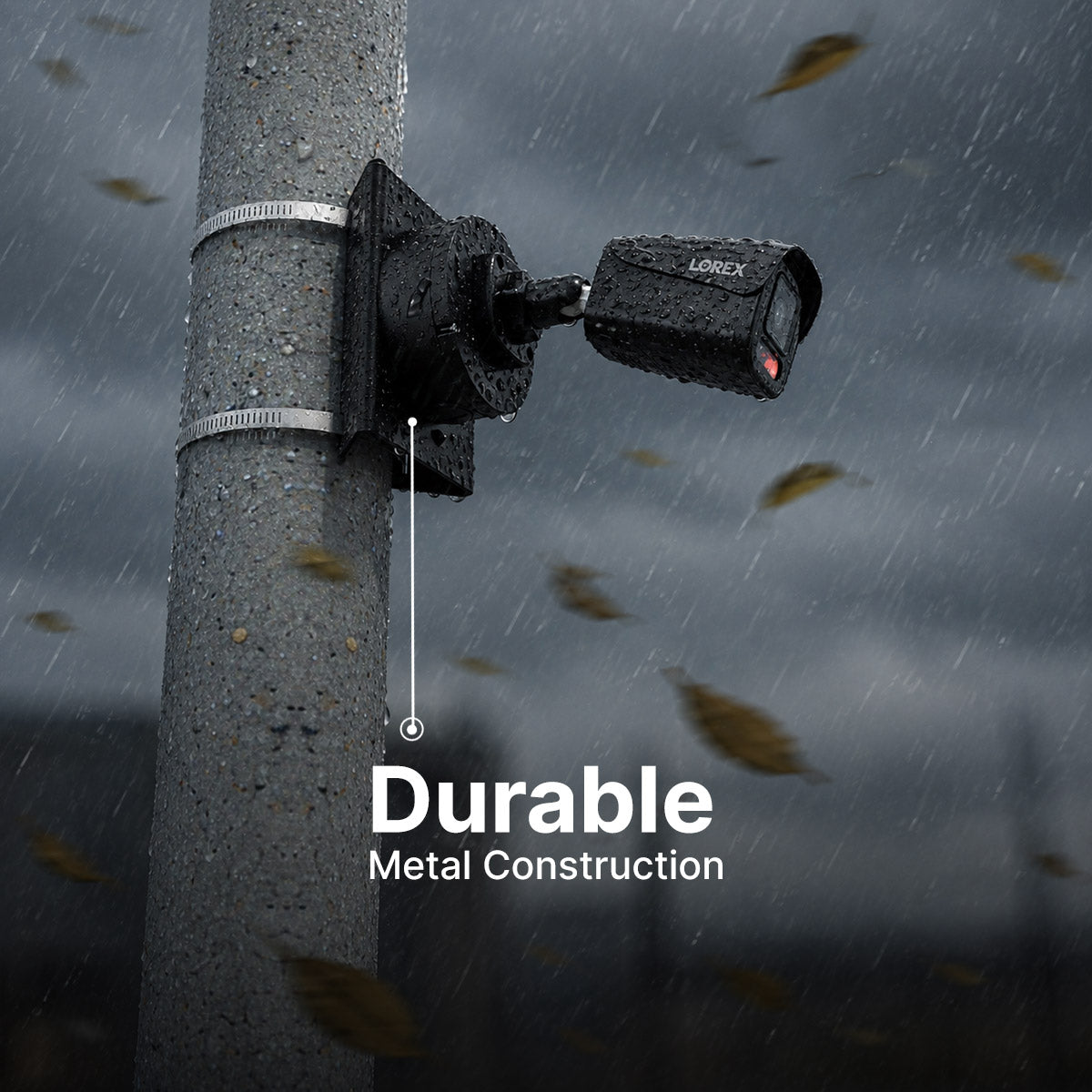 Pole Mount Bracket for Fixed Cameras (Metal)