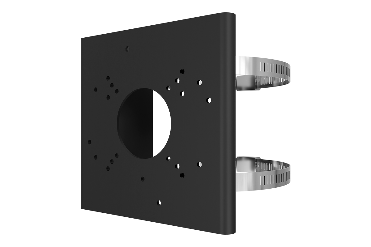 Pole Mount Bracket for Motorized Varifocal and Dual-Lens Cameras (Metal)