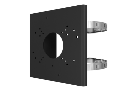 Pole Mount Bracket for Motorized Varifocal and Dual-Lens Cameras (Metal)