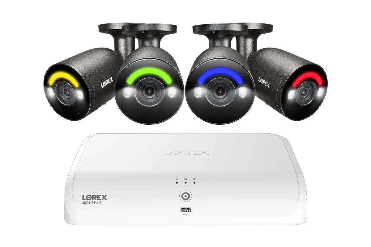 Lorex Fusion Series 4K 16 Channel (8 Wired + 8 Fusion Wi-Fi) 2TB Wired System with H12 Wired 4K IP Bullet Cameras