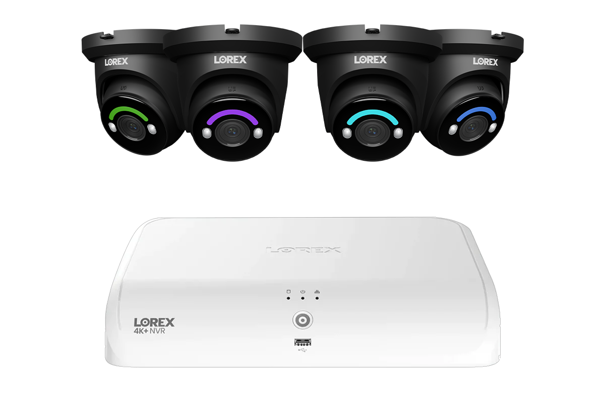 Lorex Fusion Series 4K 16 Channel (8 Wired + 8 Fusion Wi-Fi) 2TB Wired System with H12 Wired 4K IP Dome Cameras