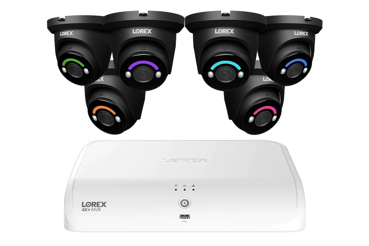 Lorex Fusion Series 4K 16 Channel (8 Wired + 8 Fusion Wi-Fi) 2TB Wired System with H12 Wired 4K IP Dome Cameras