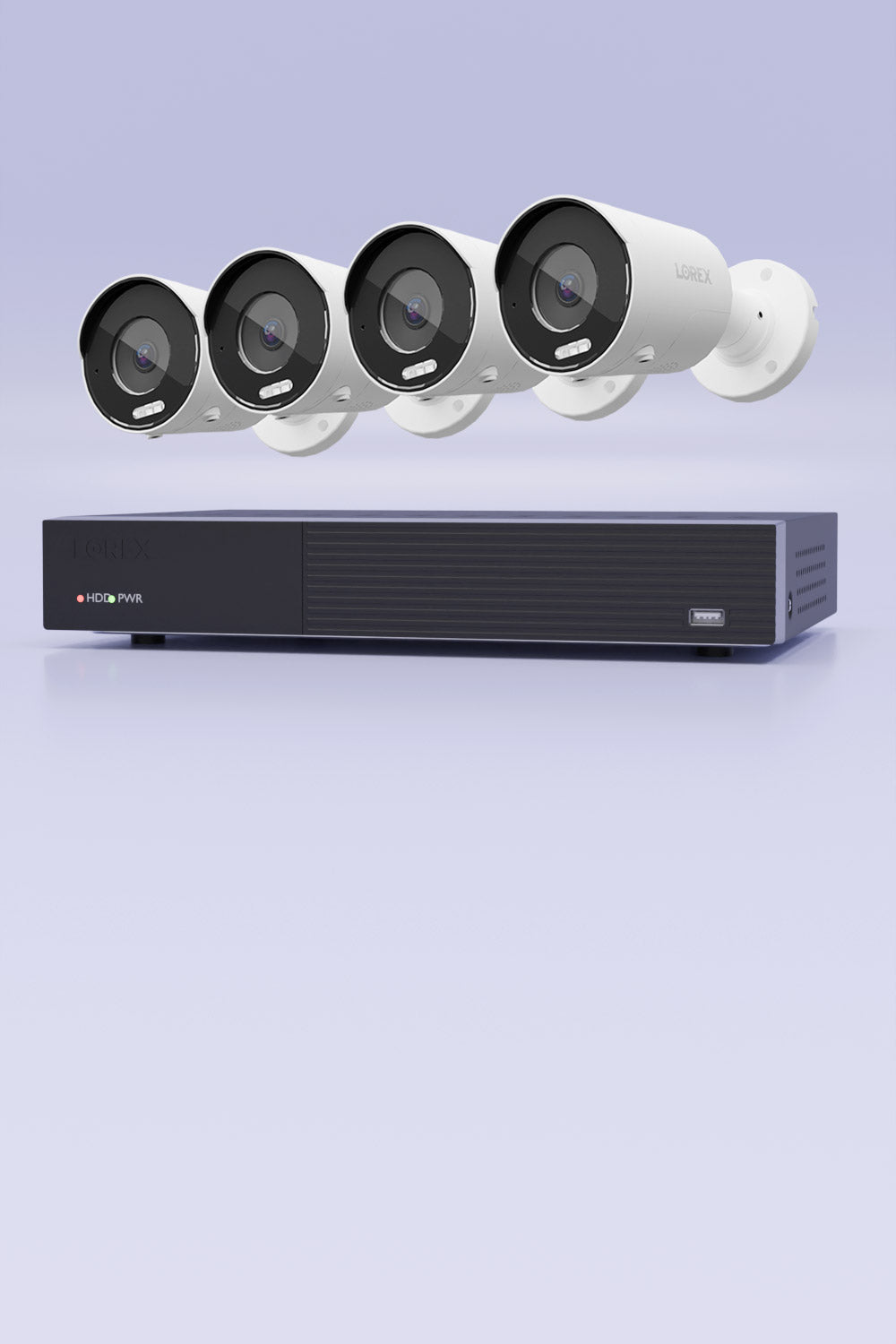 4K 1TB Wired NVR System