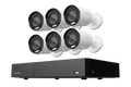 Système NVR filaire Lorex Connect 4K compatible avec 8 caméras et doté d'un disque dur de 1 To, avec caméras de sécurité IP Bullet 4K