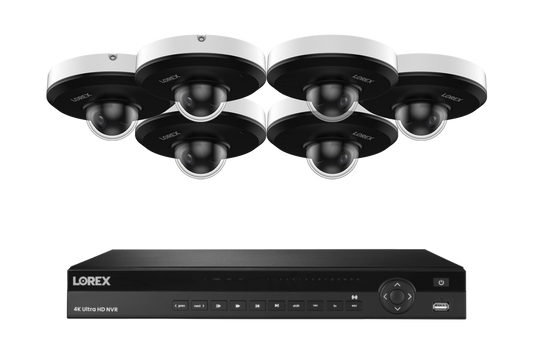 Lorex Elite Series 4K 16 Channel 4TB Wired System with P2 Wired 2K IP Mini PTZ Cameras