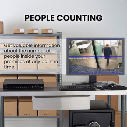 Lorex Elite Series 4K 16 Channel 4TB Wired System with P2 Wired 2K IP Mini PTZ Cameras