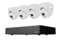 Enregistreur vidéo numérique 8 canaux de 128 Go Lorex Connect avec quatre caméras tourelles analogiques 1080p
