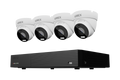 Lorex Connect 4K 8-Channel Wired NVR System with 4K IP Turret Security Cameras - 1TB