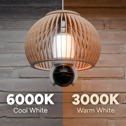 Lorex Connect 2K Wi-Fi Smart Lightbulb Pan-Tilt Camera