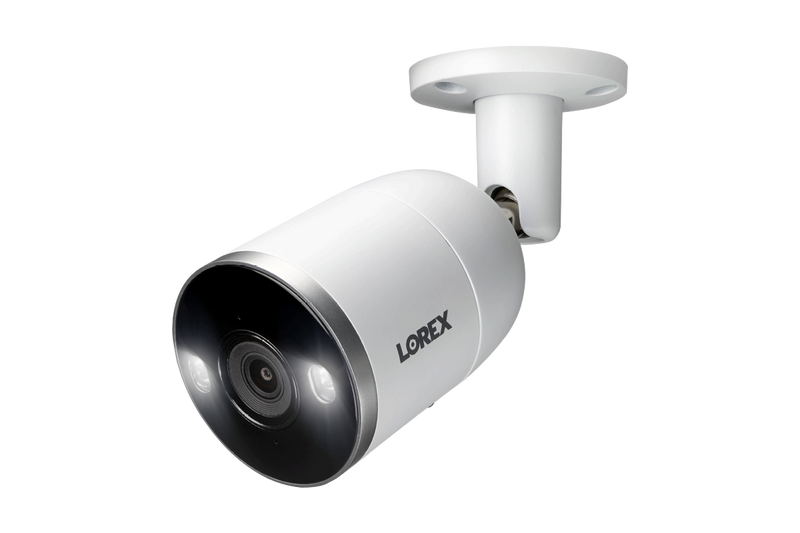Lorex 4K 8-Channel NVR System with 6 Smart Deterrence Cameras, Fusion Capabilities and Smart Motion Detection Plus