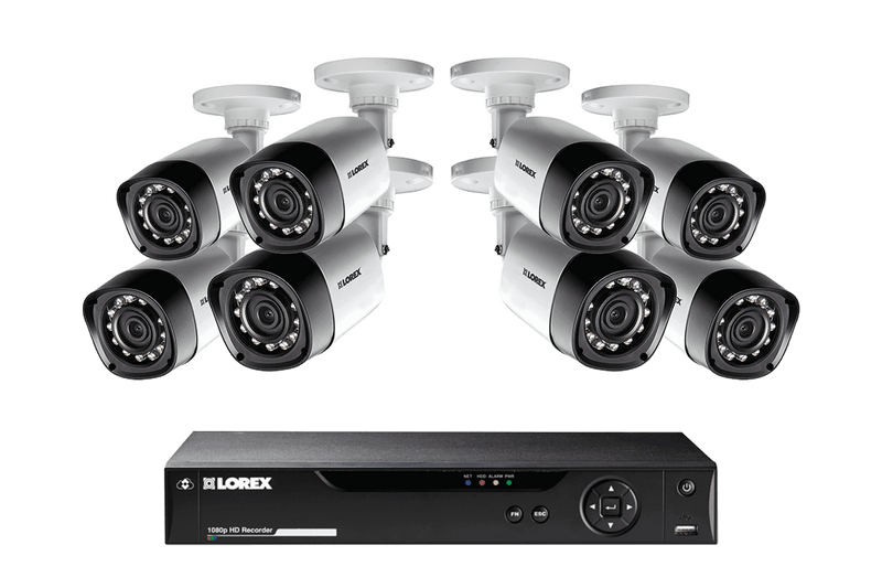 HD 720p Camera System with 8 Cameras and DVR