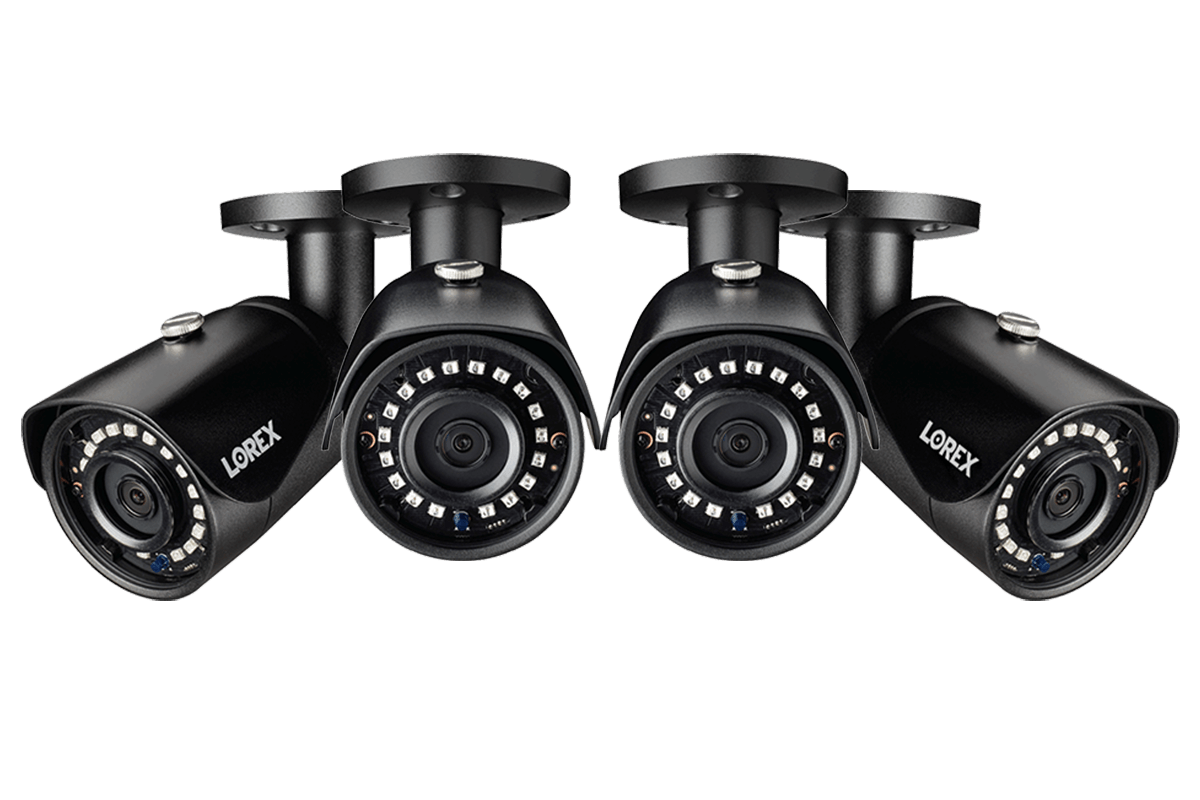 2K (5MP) Super HD IP Camera with Color Night Vision (4-pack)