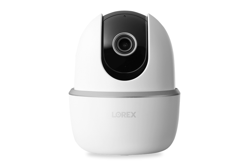 Lorex Fusion 4K 16 Camera Capable (8 Wired + 8 Wi-Fi) 2TB NVR System with 4 Smart Deterrence Dome Cameras, One 2K Pan-Tilt Cmaera, and One 2K Indoor Wi-Fi Camera