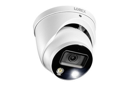 4K Ultra HD Smart Deterrence IP Dome Security Camera with Smart Motion Detection Plus
