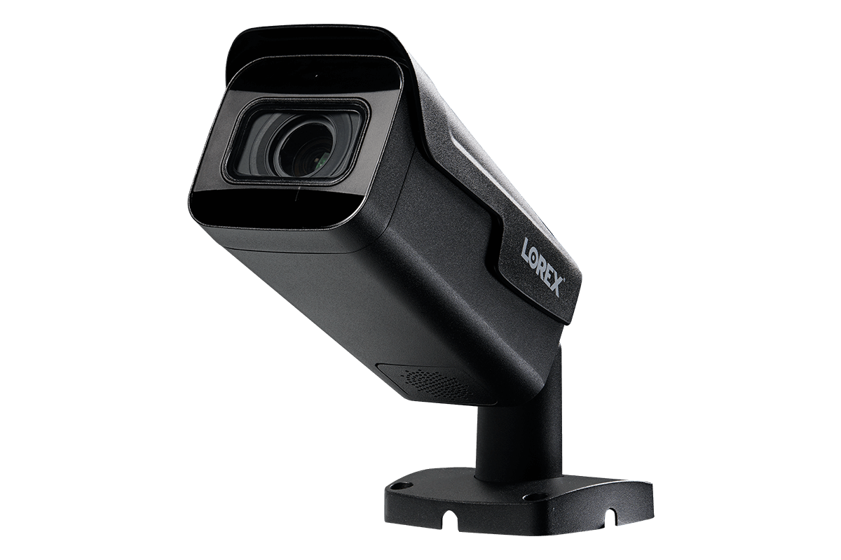 4K Ultra HD Resolution 8MP Motorized Varifocal Outdoor 4x Optical Zoom IP Camera with Real-Time 30FPS Recording and 2-Way Audio