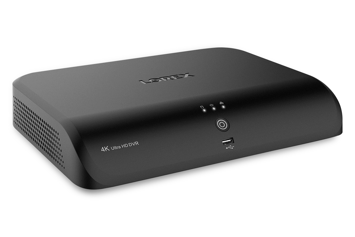 Lorex 4K (8 Camera Capable) 2TB Wired DVR with Smart Motion Detection, Face Recognition and Smart Home Voice Control