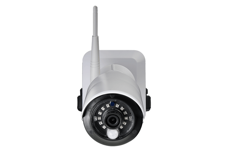 1080p Wire Free Camera System, featuring 2 Battery Powered White Outdoor Cameras and 16GB DVR