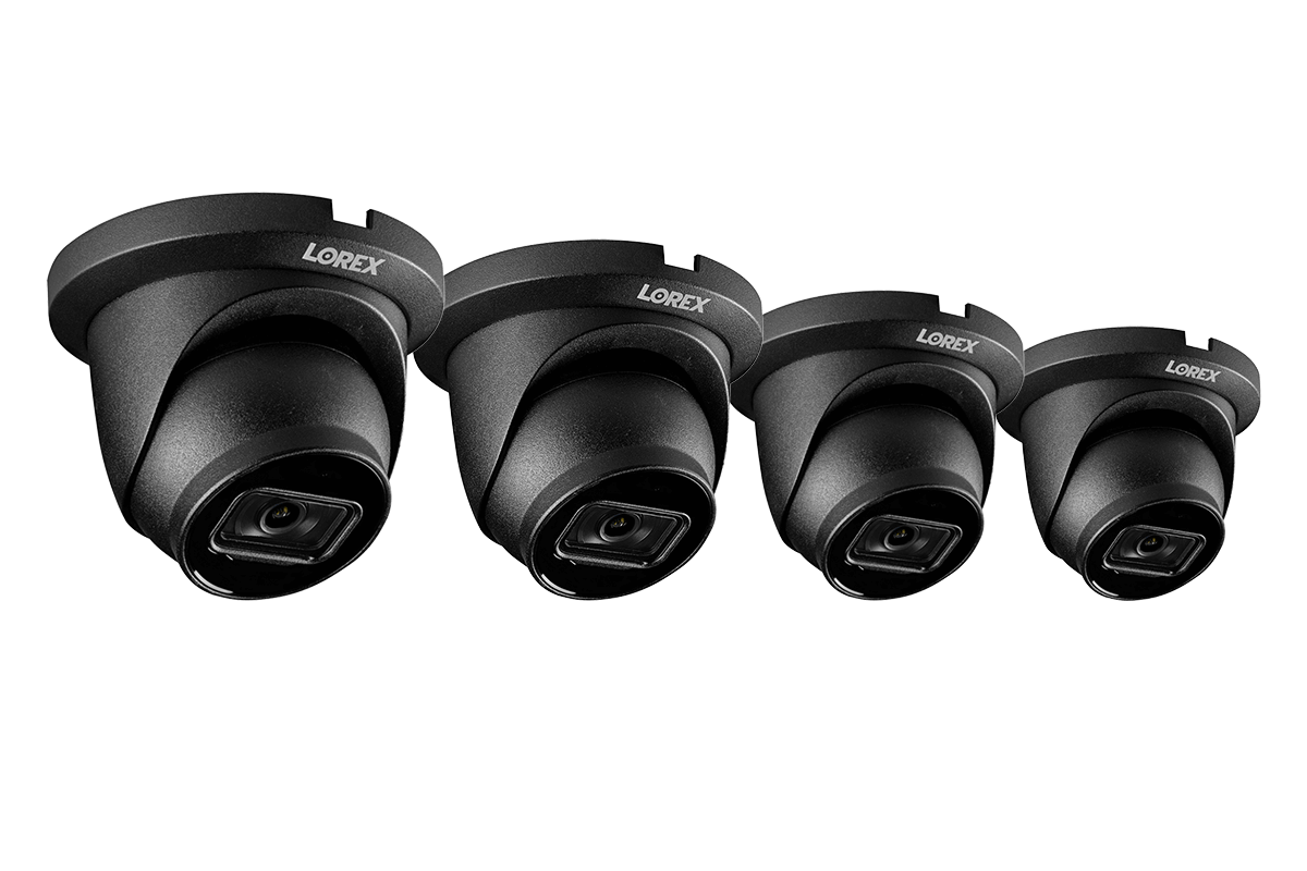 Aurora Series A20 4K IP Wired Dome Security Camera with Listen-In Audio and Smart Motion Detection