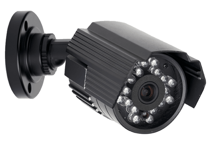 Video security system with indoor and outdoor cameras
